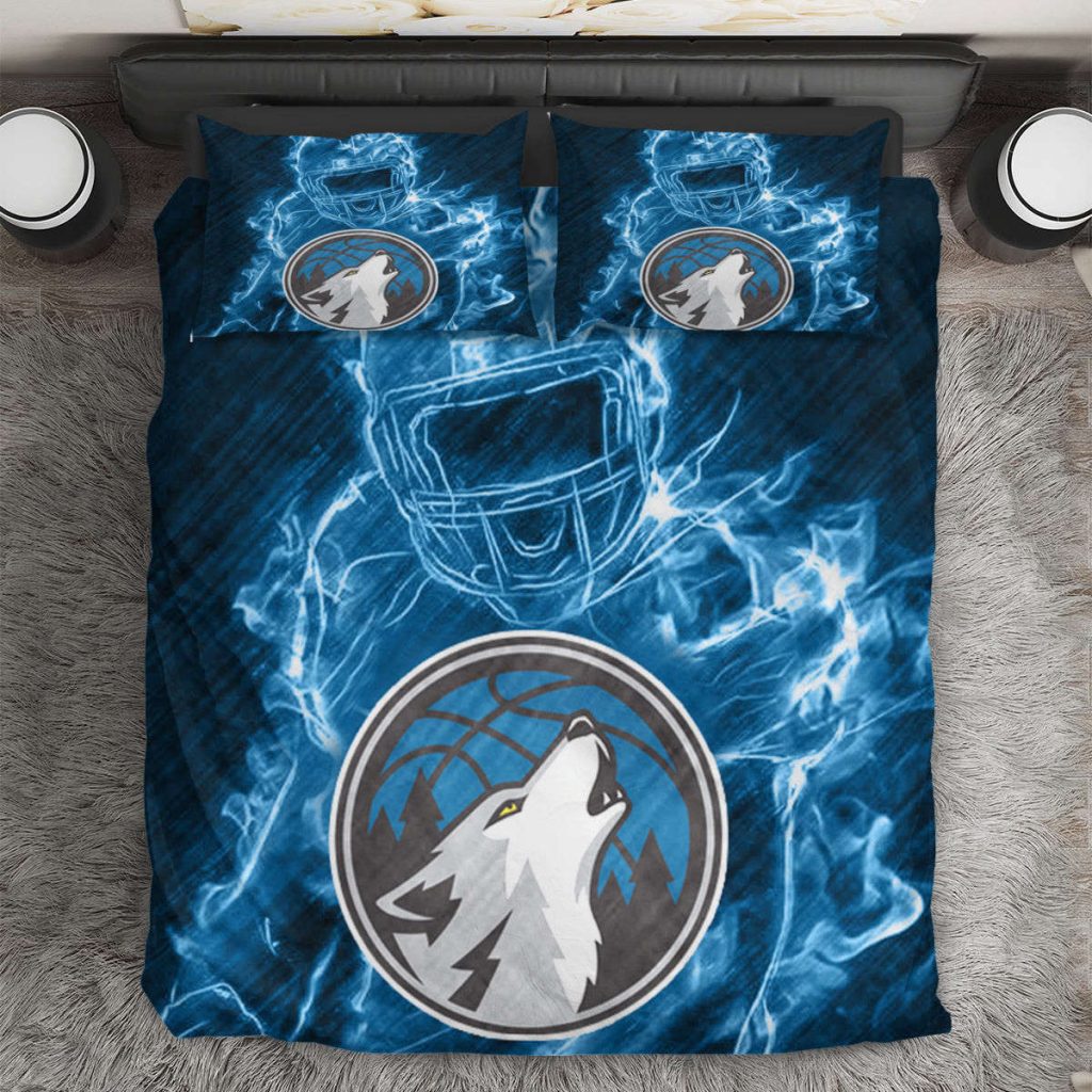 Minnesota Timberwolves Legend 3Pcs Bedding Set Gift For Fans - Ideal Gift For Fans With Duvet Cover &Amp; Pillow Cases 2