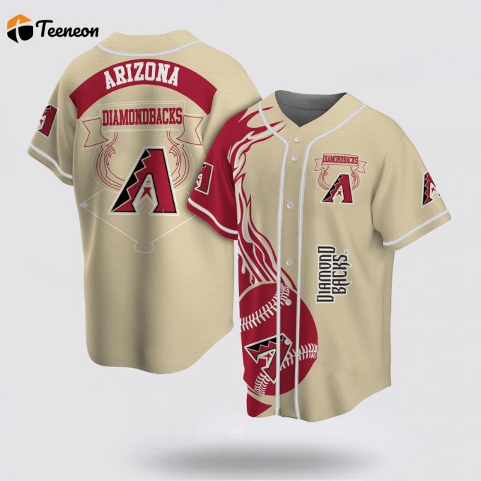 Mlb Arizona Diamondbacks Baseball Jersey Classic For Fans Jersey 1