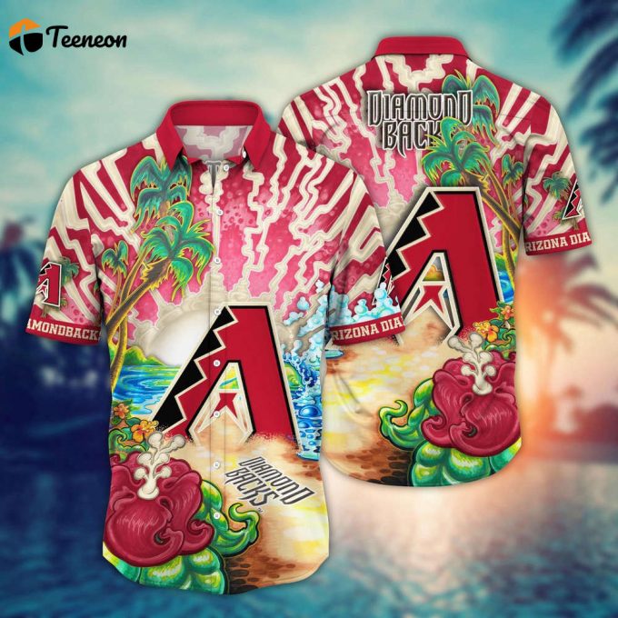 Mlb Arizona Diamondbacks Hawaiian Shirt Diamond Dreamscape For Sports Fans