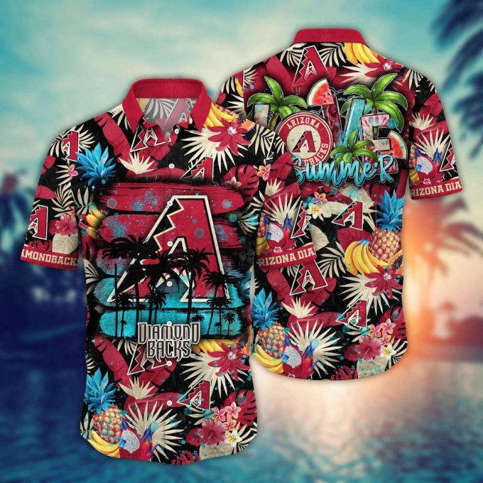 Mlb Arizona Diamondbacks Hawaiian Shirt Pitch Perfect Style For Sports Fans 2