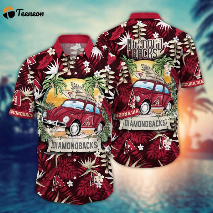 Mlb Arizona Diamondbacks Hawaiian Shirt Summer Heatwave For Sports Fans 1