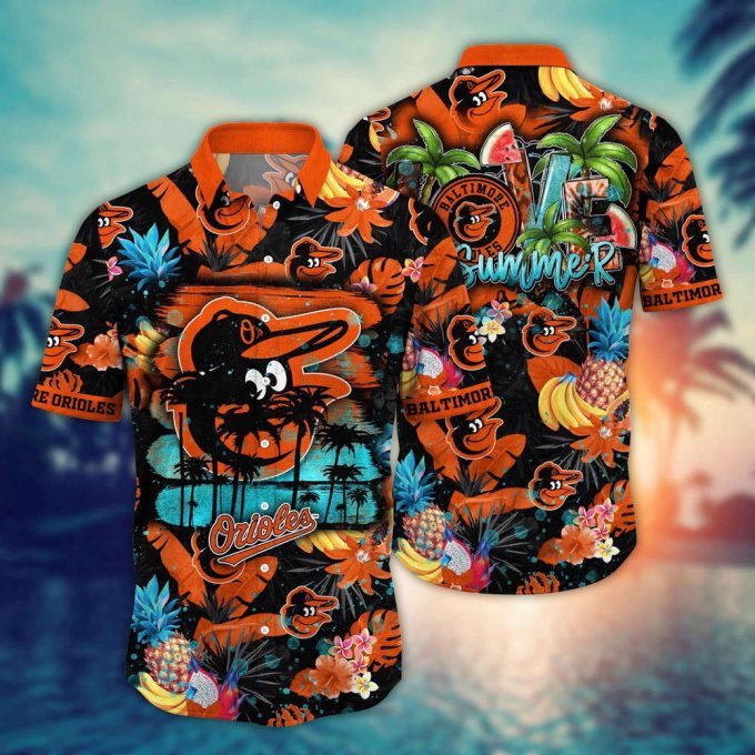 Mlb Baltimore Orioles Hawaiian Shirt Pitch Perfect Style For Sports Fans 2
