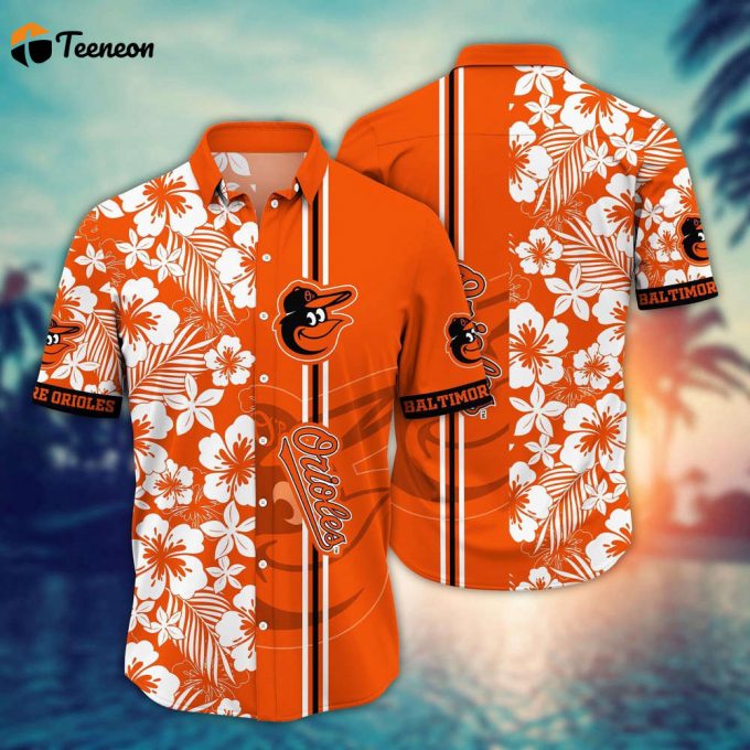 Mlb Baltimore Orioles Hawaiian Shirt Swing Into Summer For Sports Fans 1