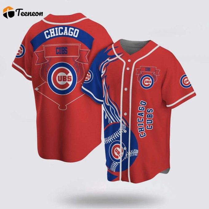 Mlb Chicago Cubs Baseball Jersey Classic For Fans Jersey 1