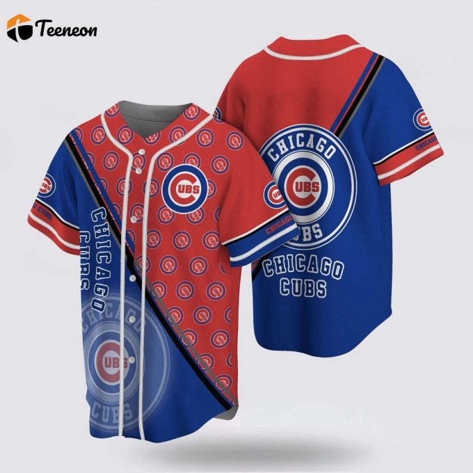 Mlb Chicago Cubs Baseball Jersey Stylish And Eye-Catching For Fans Jersey 1