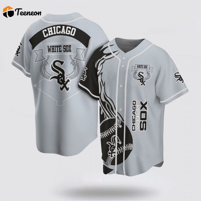 Mlb Chicago White Sox Baseball Jersey Classic For Fans Jersey 1