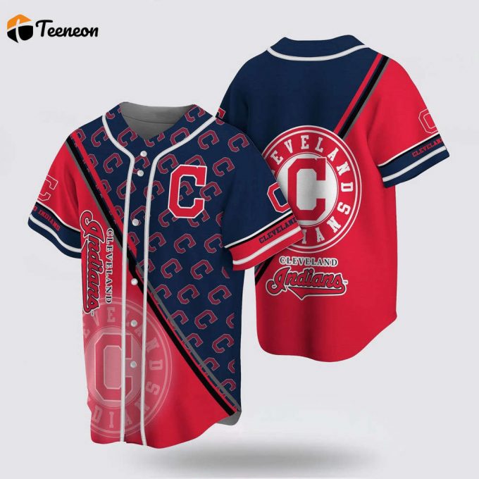 Mlb Cleveland Indians Baseball Jersey Suitable For Many Occasions For Fans Jersey 1