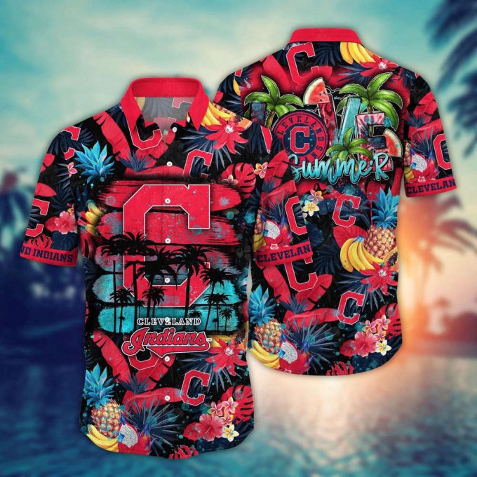 Mlb Cleveland Indians Hawaiian Shirt Pitch Perfect Style For Sports Fans 2