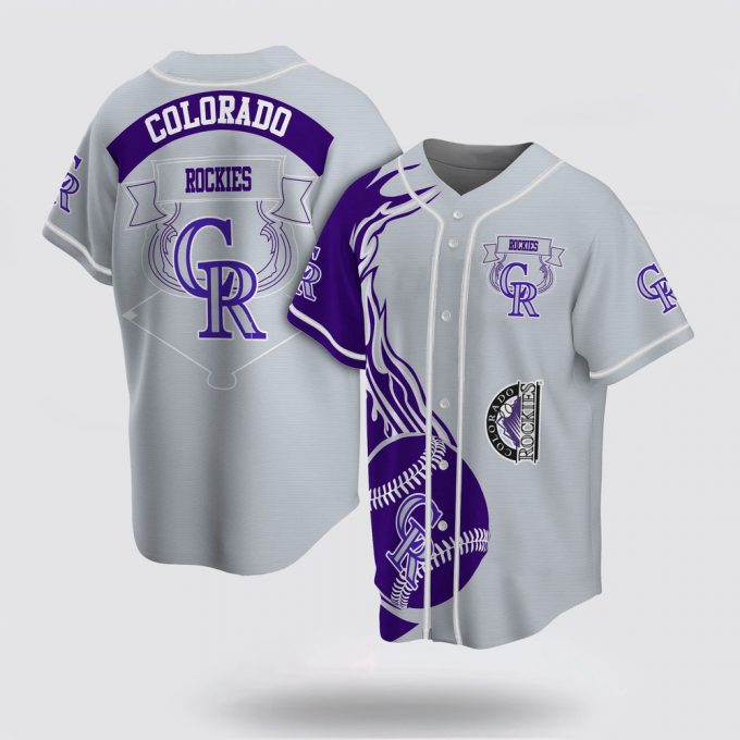 Mlb Colorado Rockies Baseball Jersey Classic For Fans Jersey 2
