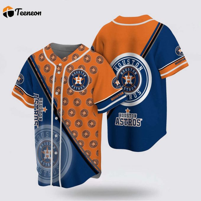 Mlb Houston Astros Baseball Jersey Classic Design For Fans Jersey 1