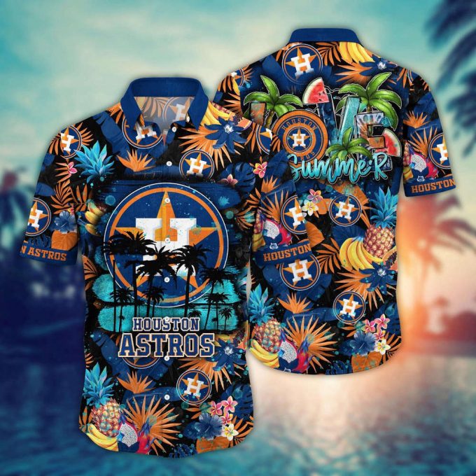 Mlb Houston Astros Hawaiian Shirt Pitch Perfect Style For Sports Fans 2