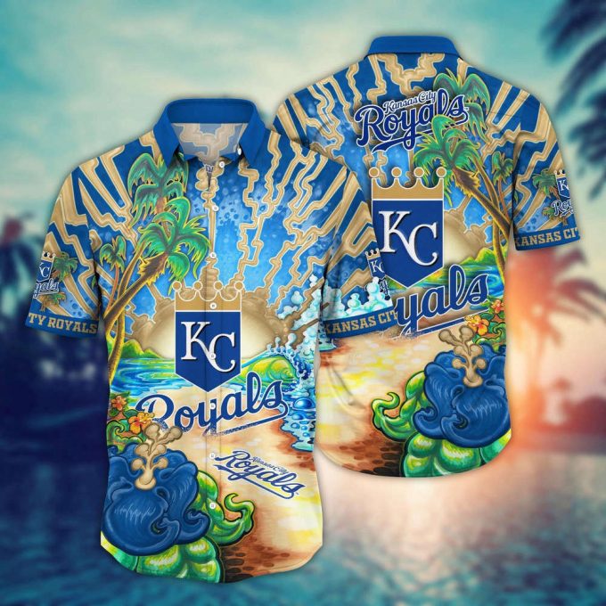 Mlb Kansas City Royals Hawaiian Shirt Diamond Dreamscape For Sports Fans 2