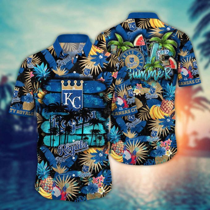 Mlb Kansas City Royals Hawaiian Shirt Pitch Perfect Style For Sports Fans 2