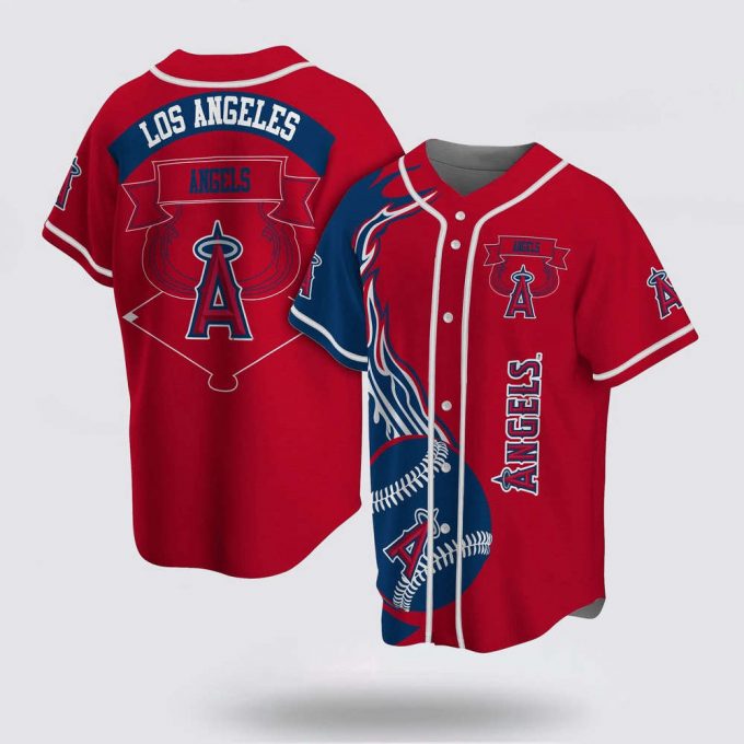 Mlb Los Angeles Angels Baseball Jersey Classic For Fans Jersey 2