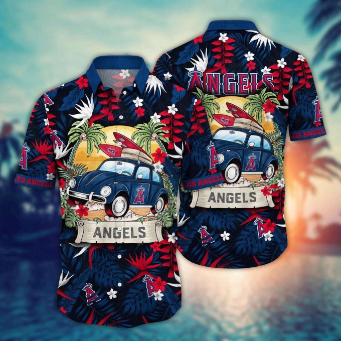 Mlb Los Angeles Angels Hawaiian Shirt Summer Heatwave For Sports Fans 2