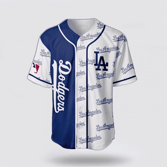 Mlb Los Angeles Dodgers Baseball Jersey Custom Name &Amp; Number For Fans Jersey 2
