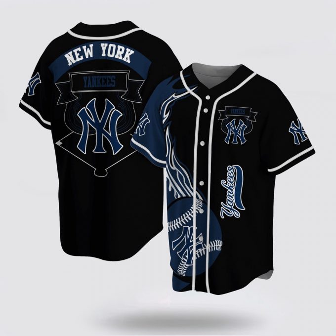 Mlb New York Yankees Baseball Jersey Classic For Fans Jersey 2
