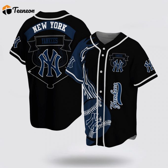 Mlb New York Yankees Baseball Jersey Classic For Fans Jersey 1