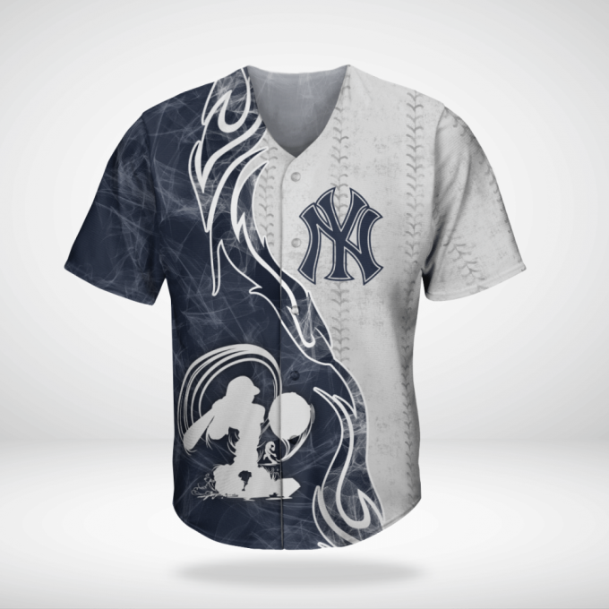 Mlb New York Yankees Fire Baseball Jersey 2