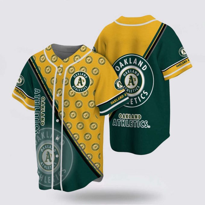 Mlb Oakland Athletics Baseball Jersey Simple Design For Fans Jersey 2