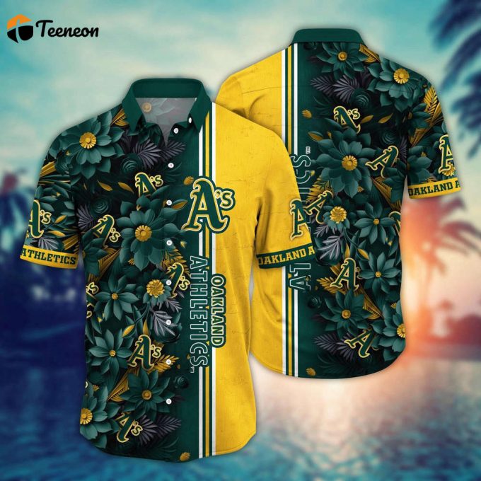 Mlb Oakland Athletics Hawaiian Shirt Steal The Bases Steal The Show For Fans