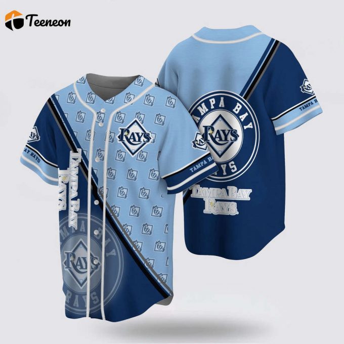 Mlb Tampa Bay Rays Baseball Jersey Simple Design For Fans Jersey