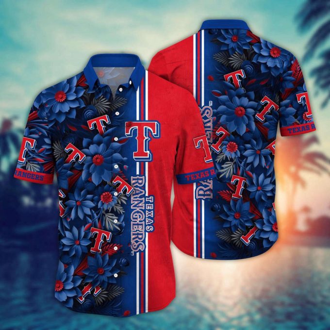 Mlb Texas Rangers Hawaiian Shirt Steal The Bases Steal The Show For Fans