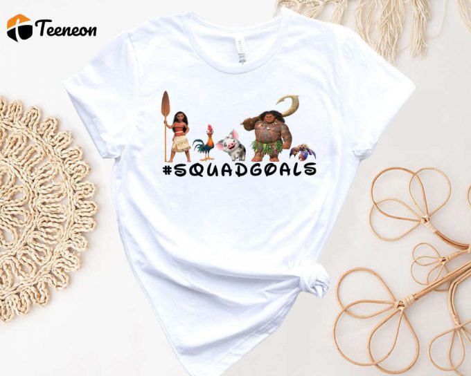 Disney Moana Characters Shirt: Maui Gramma Tala Rooster Family Vacation Gift Shirts 1