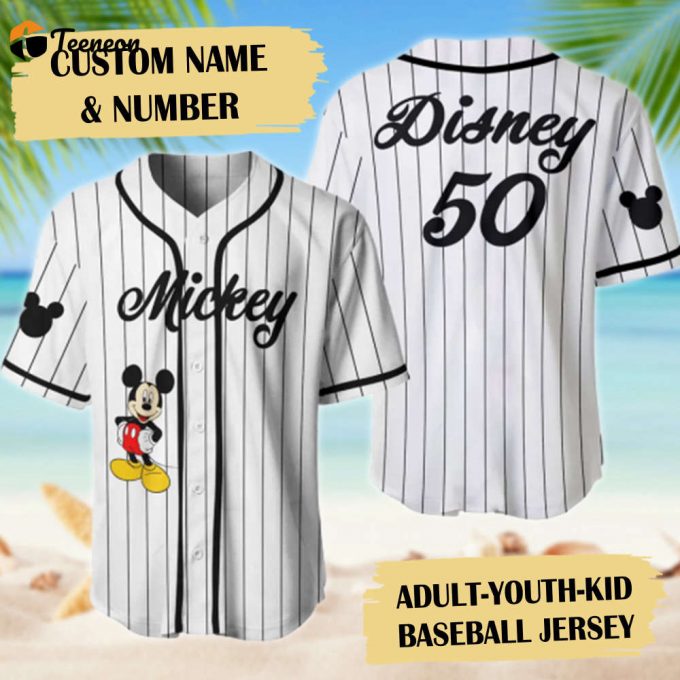 Mouse Baseball Jersey: Cartoon Movie Shirt Gift For Magic World - Shop Now! 1