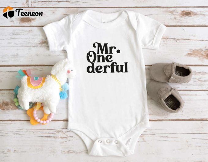 Mr Onederful Birthday Shirt - Boy S 1St Birthday Onesie Its My First Birthday 1