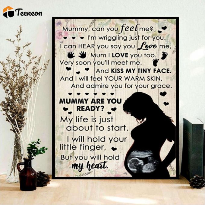 Mummy Are You Ready Pregnant Women Poster For Home Decor Gift For Home Decor Gift 1