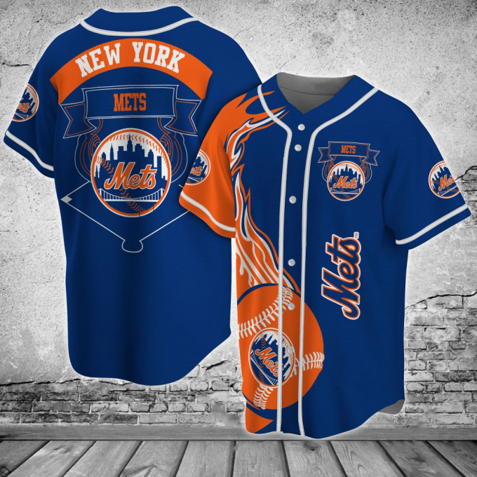 New York Mets Mlb Baseball Jersey Shirt Classic 2