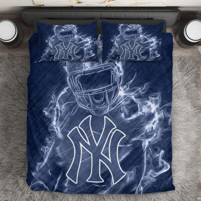 Yankees Legend 3Pcs Bedding Set Gift For Fans - Perfect Gift For Fans! Duvet Cover &Amp;Amp; Pillow Cases 1