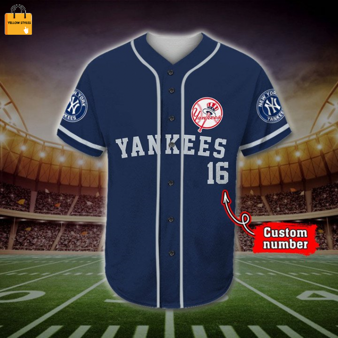 New York Yankees Mascots Mlb Baseball Jersey 3