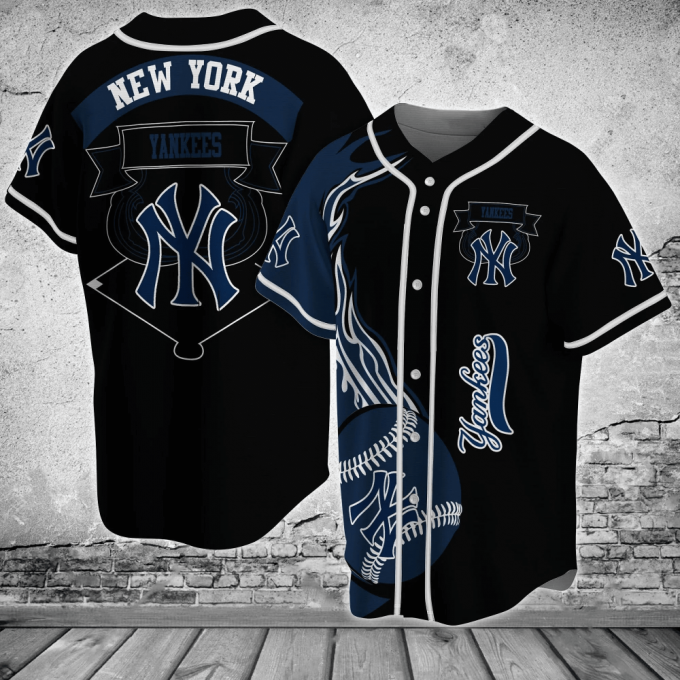 New York Yankees Mlb Baseball Jersey Shirt Classic 2