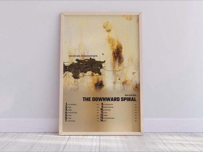 Nine Inch Nails - The Downward Spiral Album Cover Poster For Home Decor Gift 2