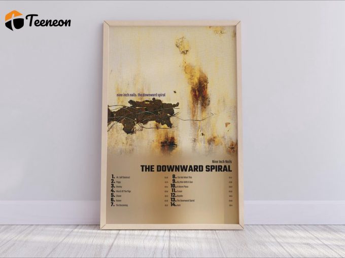 Nine Inch Nails - The Downward Spiral Album Cover Poster For Home Decor Gift 1