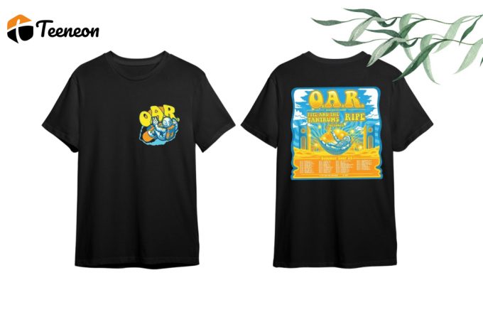 Get Ready For The O A R Summer Tour 2024 With Our Exclusive Band Concert Shirt – Limited Edition! 1