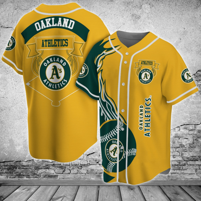 Oakland Athletics Mlb Baseball Jersey Shirt Classic 2