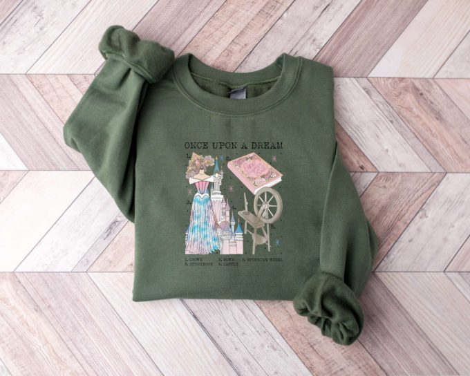 Once Upon A Dream Sweatshirt, Disney Sweater For Women, Minnie Mouse Sweater, Disneyland Trip Birthday Outfits, Cute Sweater, Unisex Sweater 3