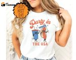 Party in The USA Shirt, Gift for 4th of July Crew, 4th of July Party Shirt, The Land of the Free Shirt, Independence Day Shirt For Gift