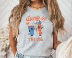 Party in The USA Shirt, Gift for 4th of July Crew, 4th of July Party Shirt, The Land of the Free Shirt, Independence Day Shirt For Gift