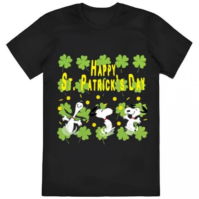 Peanuts Snoopy St Patrick’s Day T Shirt, Cartoon Snoopy T Shirt 2