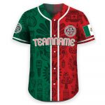 Personalization Mexico Baseball Jersey: Custom Name Mexican Split Shirt for Baseball Fans – Men Women Youth & Kids – Game Day Outfit