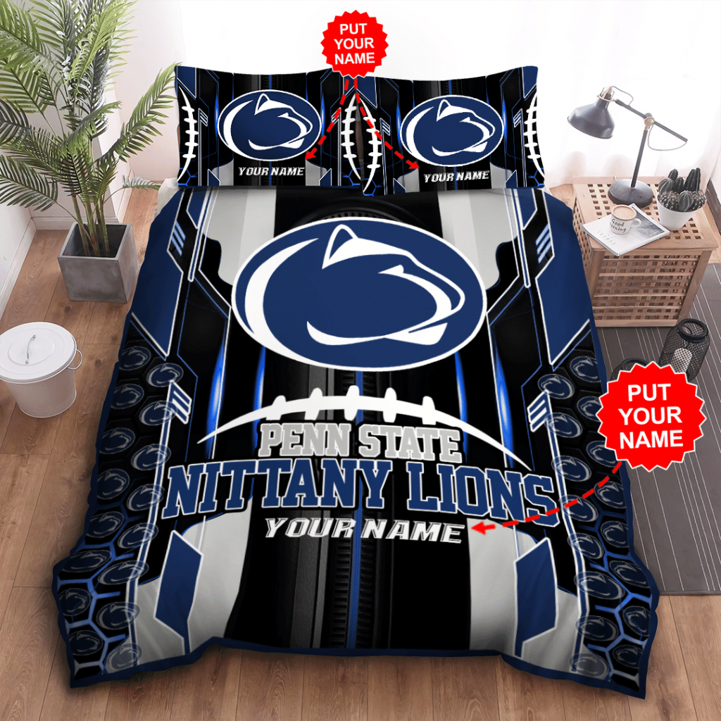 Custom Penn State Nittany Lions 3D Bedding Set Gift For Fans - Perfect Gift For Fans 2