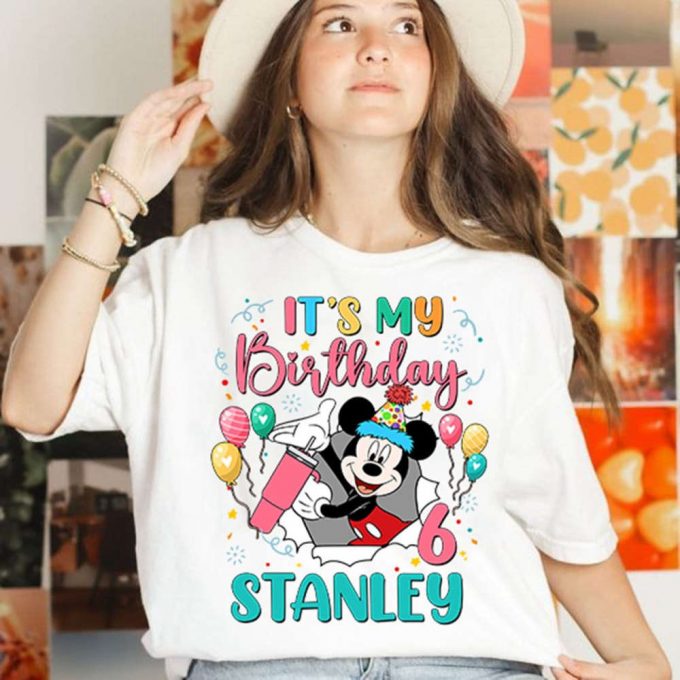 Personlized Mickey It'S My Birthday T-Shirt | Mickey And Friends Winne The Poöh | Birthday Boy Girl Tee Shirts | Birthday Gifts 2