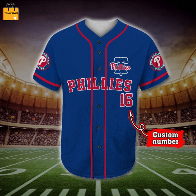 Philadelphia Phillies Mascots Mlb Baseball Jersey 3