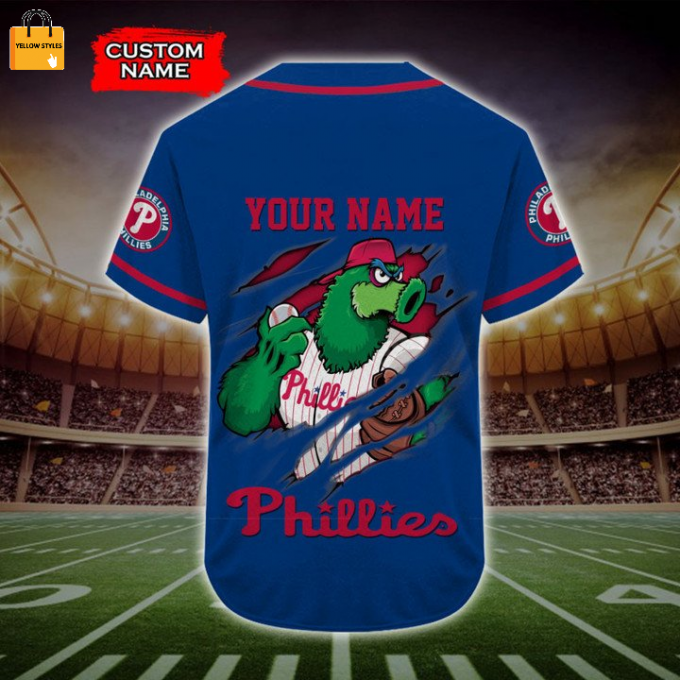 Philadelphia Phillies Mascots Mlb Baseball Jersey 4