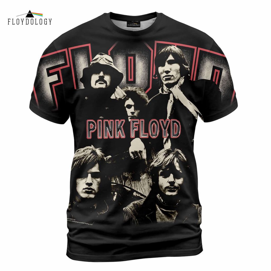 Pink Floyd Members 2005 Vintage Dsotm 3D Shirt 11