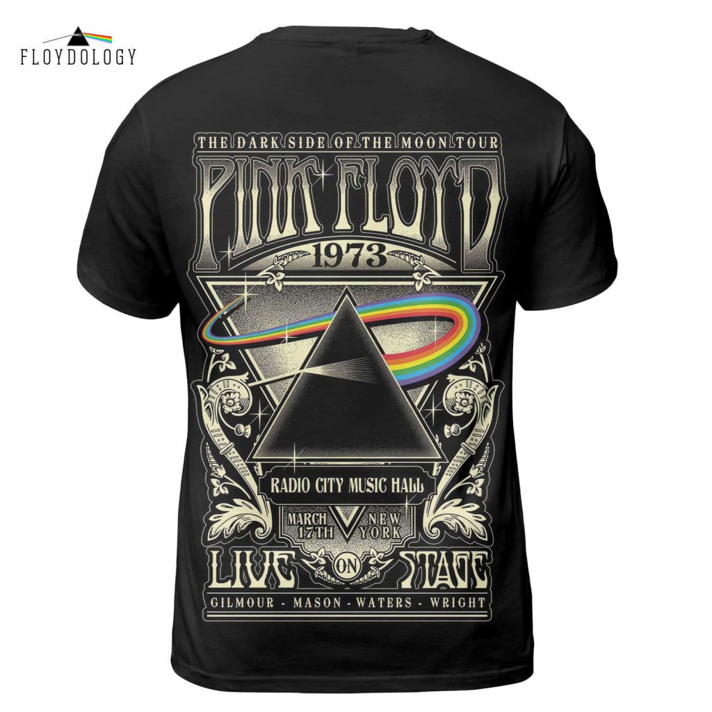 Pink Floyd Members 2005 Vintage Dsotm 3D Shirt 13